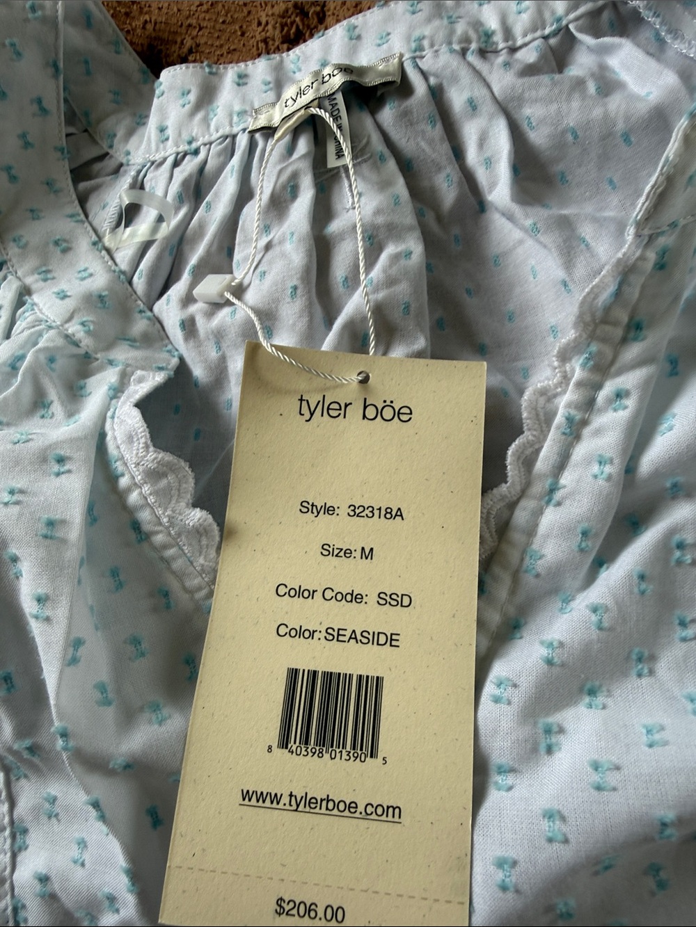 Tyler Boe Seaside Light Blue Blouse